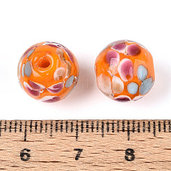 Handmade Lampwork Beads Strands&nbsp;LAMP-T007-04M
