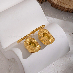 304 Stainless Steel Hat Hoop Earrings&nbsp;WE2215