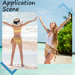 Polyester Women Crochet Beach Cover Up Sarong Wrap&nbsp;FIND-WH20019-154