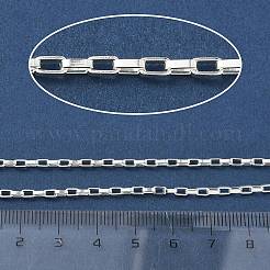 304 Stainless Steel Box Chains&nbsp;CHS-L014-09S