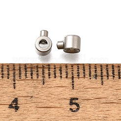 304 Stainless Steel Crimp Beads&nbsp;STAS-L216-51P-01