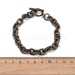 304 Stainless Steel Cable Chains Bracelets for Women Men&nbsp;BJEW-P376-02AB
