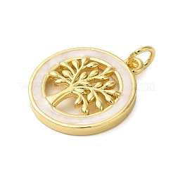 Rack Plating Brass Enamel Pendants&nbsp;KK-P279-20G