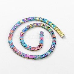 Electroplate Non-magnetic Synthetic Hematite Beads Strands&nbsp;G-L268-05H