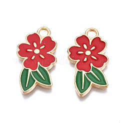 Alloy Enamel Pendants&nbsp;ENAM-Q446-002D-RS