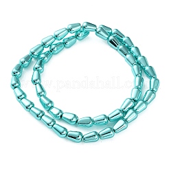 Electroplated Synthetic Non-Magnetic Hematite Beads Strands&nbsp;G-C248-H01-6x12mm