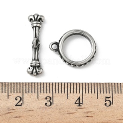 304 Stainless Steel Toggle Clasps&nbsp;STAS-L022-563AS