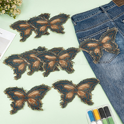 8Pcs Polyester Clothing Patches&nbsp;DIY-BC0018-02
