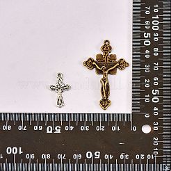 64Pcs 8 Style Tibetan Style Alloy Pendants&nbsp;FIND-SZ0002-81