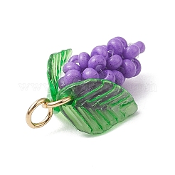 Glass Seed Beaded Grape Pendants&nbsp;PALLOY-MZ00467-02