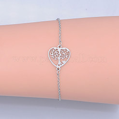 Tarnish Resistant 201 Stainless Steel Link Bracelets&nbsp;BJEW-T011-JN486-1