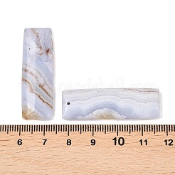 Natural Blue Lace Agate Pendants&nbsp;G-K381-19B