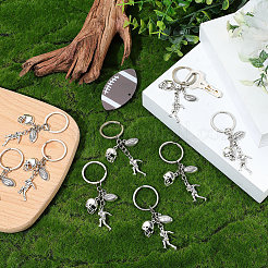 20Pcs Sports Alloy Keychains&nbsp;KEYC-SC00038