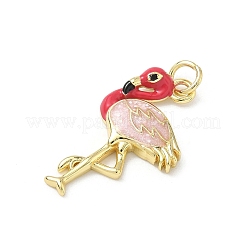 Brass Micro Pave Cubic Zirconia Pendants&nbsp;KK-H255-14B-G01