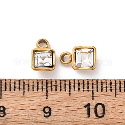 Ion Plating(IP) 304 Stainless Steel Rhinestone Pendants&nbsp;STAS-B090-02G-09