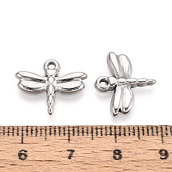 304 Stainless Steel Dragonfly Pendants&nbsp;STAS-T069-22P