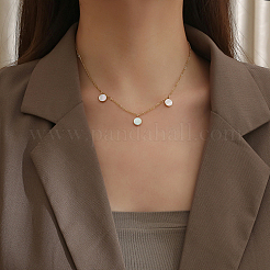 304 Stainless Steel Pendant Necklaces for Women&nbsp;RG3709-2