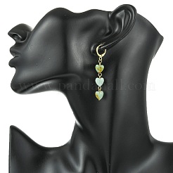 Gemstone Leverback Dangle Earrings for Women&nbsp;EJEW-JE07282