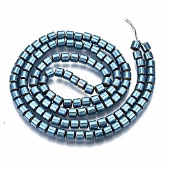 Electroplate Non-magnetic Synthetic Hematite Beads Strands&nbsp;G-T114-62-08