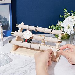 3-Tier Velvet Ring Display Stands&nbsp;RDIS-WH0009-010