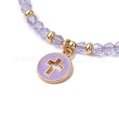 Imitation Austrian Crystal Beads Stretch Bracelets&nbsp;BJEW-JB11571