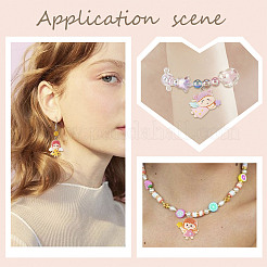 30Pcs 5 Style Opaque Resin Pendants&nbsp;RESI-SC0002-46