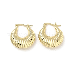 Brass Hoop Earrings for Women&nbsp;KK-CBAD851-42G