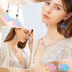 Mother's Day Ion Plating(IP) 201 Stainless Steel Pendants&nbsp;STAS-UN0031-84