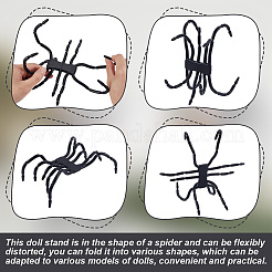 Iron PVC Plastic Creative Tablet Spider Mobile Phone Holders&nbsp;AJEW-WH0695-132