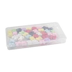40Pcs UV Plating Opaque Acrylic Beads&nbsp;OACR-FS0002-28