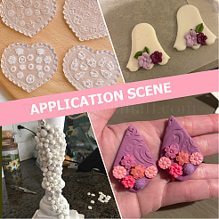 4Pcs 4 Styles Silicone Carved Molds&nbsp;MRMJ-SC0001-47A