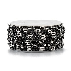 304 Stainless Steel Figaro Chains&nbsp;CHS-O010-05EBP