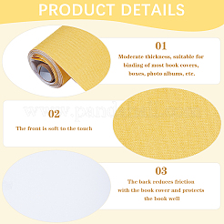 Self-adhesion Linen Book Covers&nbsp;AJEW-WH0314-356C