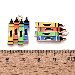 Alloy Enamel Pendants&nbsp;ENAM-Q004-01KCG-27