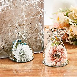 Glass Praying Angel Cover&nbsp;DJEW-WH0038-52