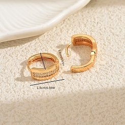 Brass Oval Hoop Earrings&nbsp;AU4169