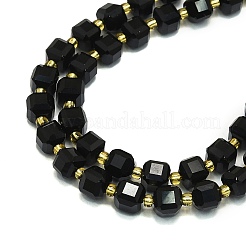 Natural Dyed & Heated Black Onyx Beads Strand&nbsp;G-I376-D54-01
