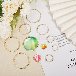40Pcs 4 Styles Alloy Linking Rings&nbsp;FIND-CA0008-97