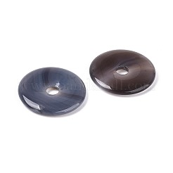 Natural Grey Agate Big Pendants&nbsp;G-T144-43H