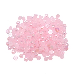 Opaque Resin Cabochons&nbsp;LS-CRES-WH0013-03A