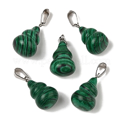 Synthetic Malachite Pendants&nbsp;G-B127-03P-07