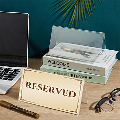 Plastic Name Plate Display Stand&nbsp;AJEW-WH0348-865A