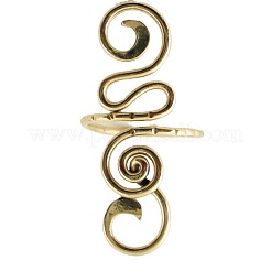 Boho Adjustable Brass Twisted Wire Wrapped Long Toe Rings&nbsp;FS-WGB3A04-01