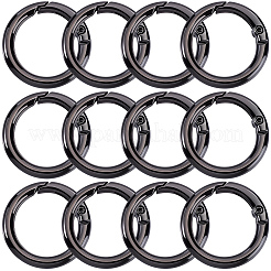 15Pcs Zinc Alloy Spring Gate Rings&nbsp;FIND-BBC0005-01B-B