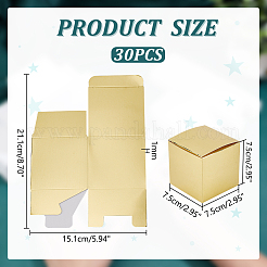 Square Foldable Paper Candy Storage Boxes&nbsp;CON-WH0106-03