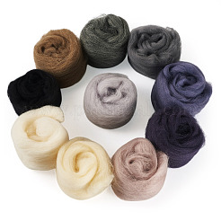 50G 10 Styles Needle Felting Wool Roving&nbsp;DIY-TA0012-77
