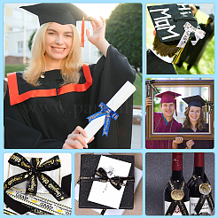 3Rolls 3 Styles Graduation Season Polyester Ribbon&nbsp;OCOR-PH0036-81