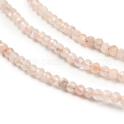 Heated Natural Citrine Beads Strands&nbsp;LS-G-RM2025-05A-2mm