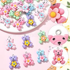 30Pcs Opaque Resin Pendants&nbsp;RESI-YW0005-27