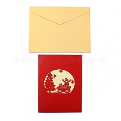 3D Pop Up Paper Greeting Card&nbsp;AJEW-P124-A05